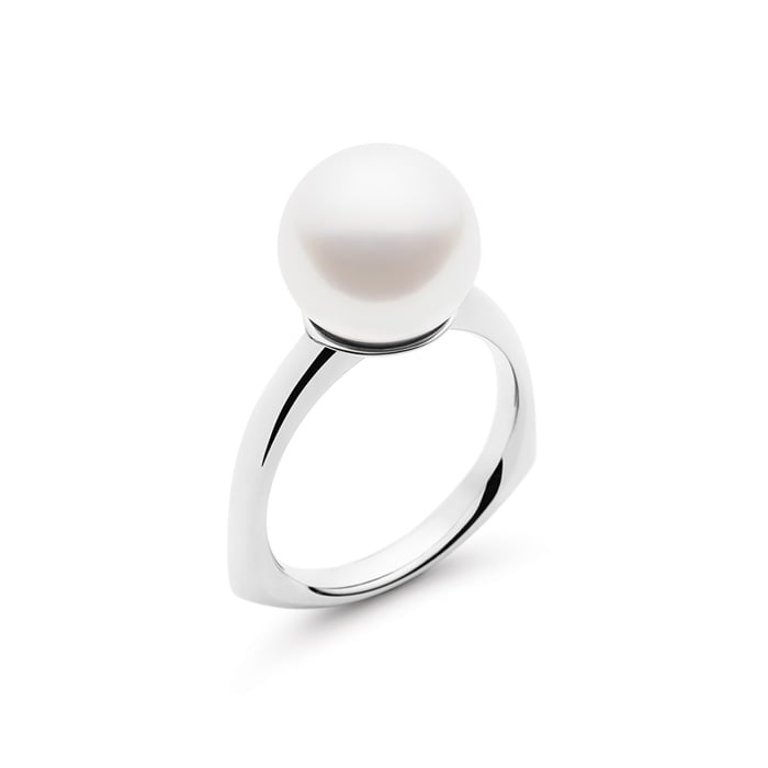 Hope Pearl Ring White Gold Kailis Jewellery