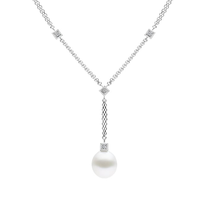 Kailis Orion Negligee Necklace Diamonds 18ct White Gold