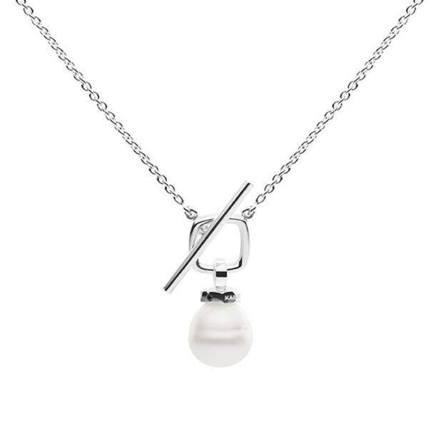 Kailis T-Bar Pearl Necklace Sterling Silver