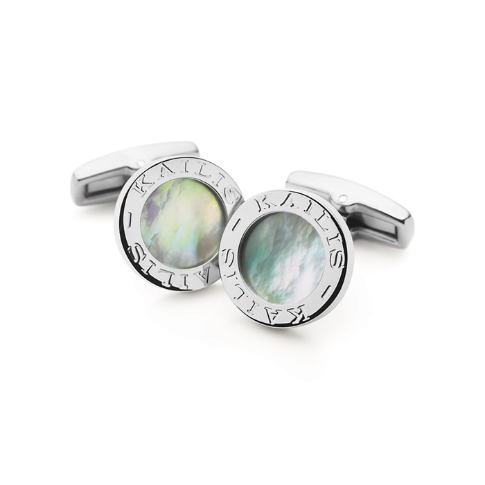 Pearl cufflinks sales