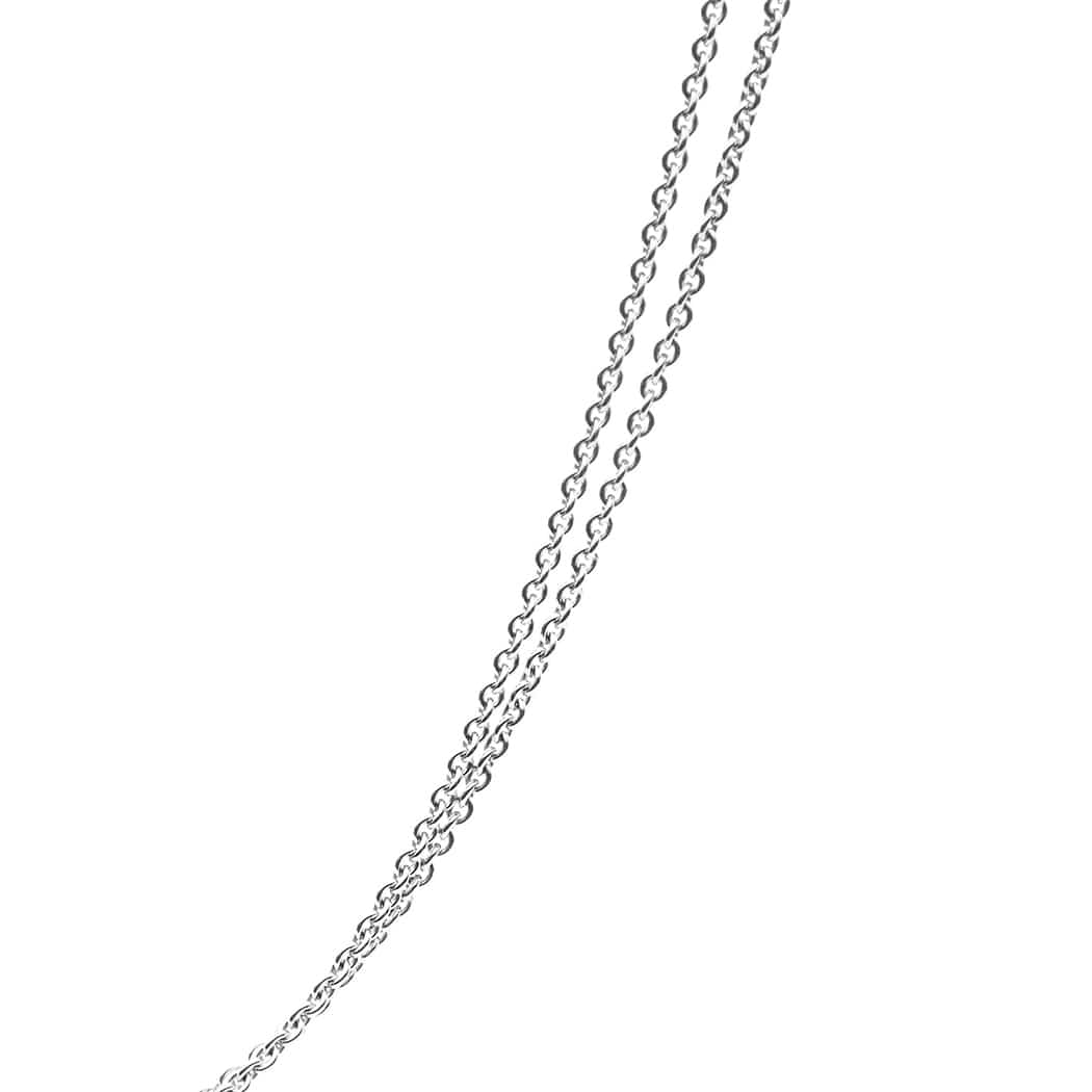 Kailis Double Trace Chain 18ct White Gold