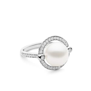 Kailis Divine Pearl Diamond Ring 18ct White Gold
