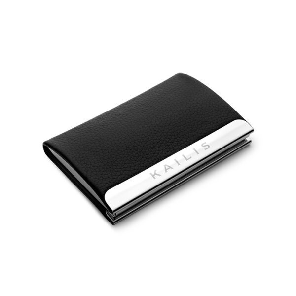 Kailis Curved Leather Business Card Case