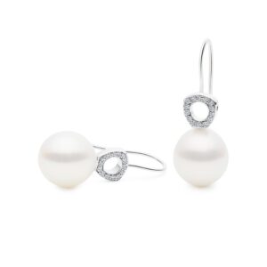 Kailis Hope Pearl Diamond Earrings in 18ct White Gold