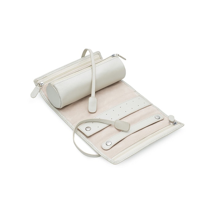 Kailis Travel Jewellery Roll in Luxurious Leather Open