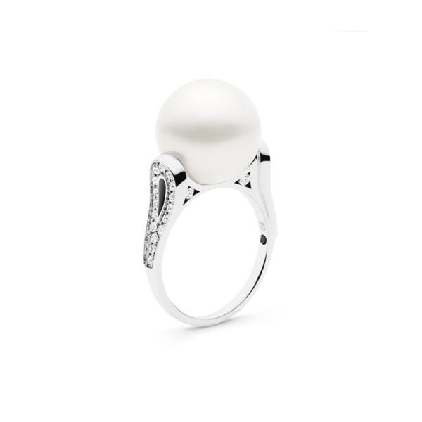 Kailis Ballerina Pearl Ring with Diamonds, 18ct Gold