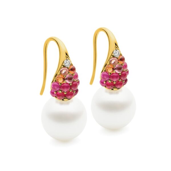 Kailis Aurora Glow French Hook Pearl Earrings