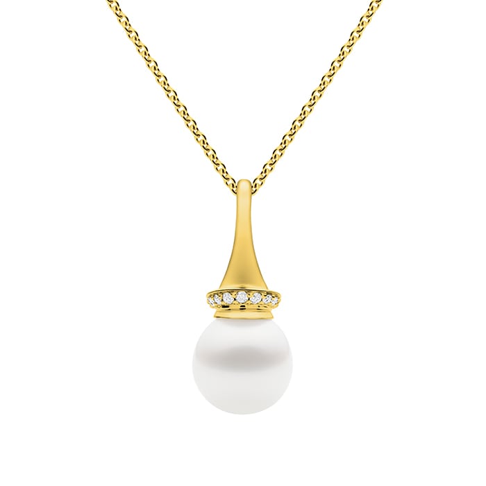 Kailis Swan Pendant, 18ct Yellow Gold