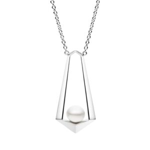 Nyx Keshi Pearl Necklace, 925 Sterling Silver