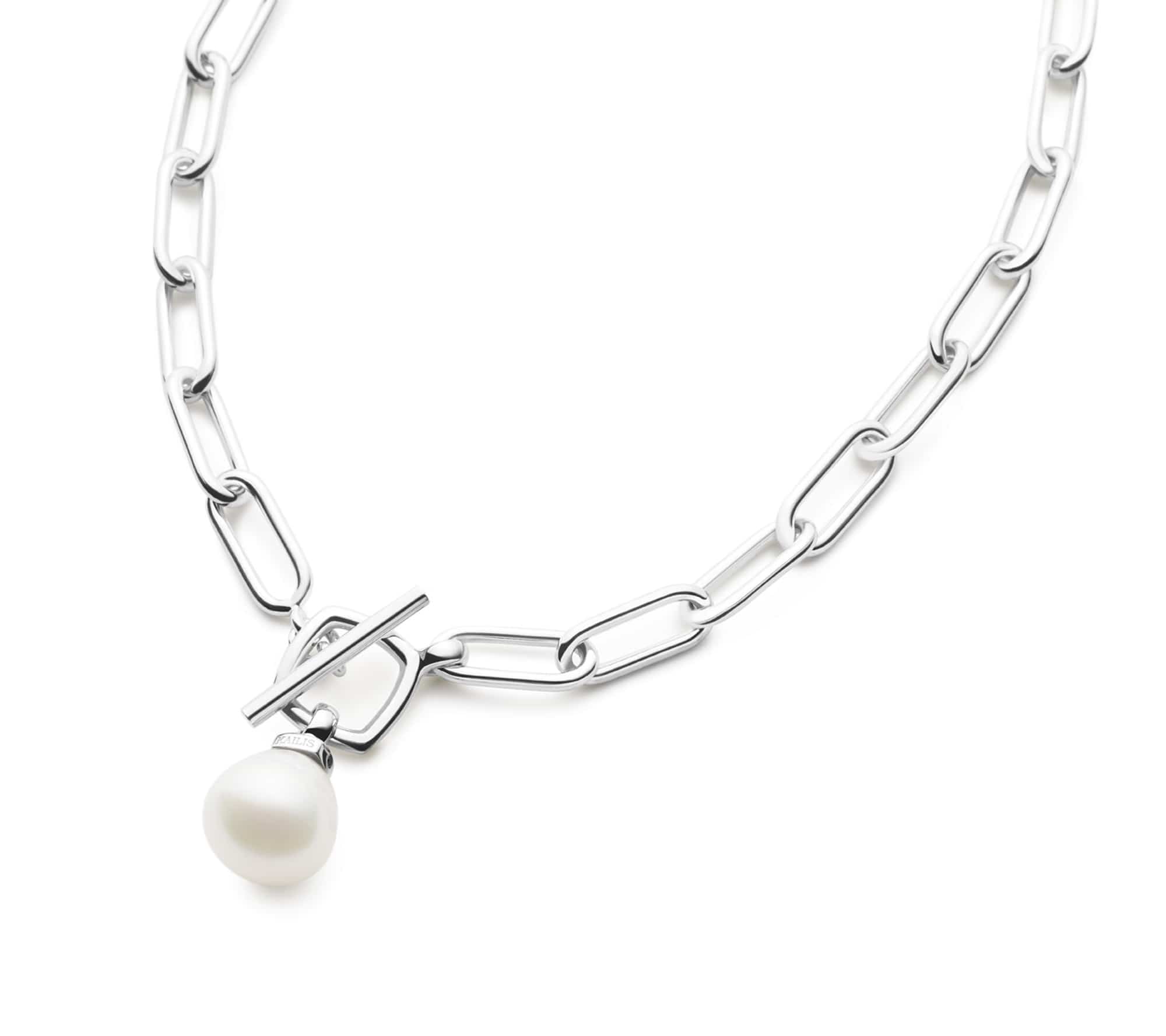 Shackles Pearl Necklace, Sterling Silver Kailis Australian Pearls
