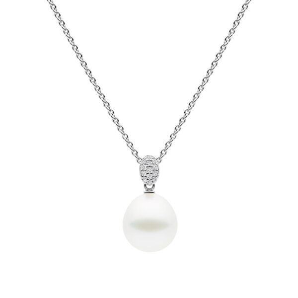 Galene Pendant, White Gold-0