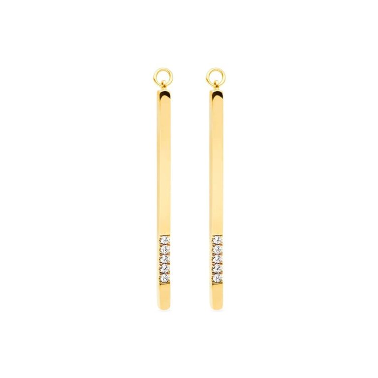 Serendipity Earring Jacks, Yellow Gold