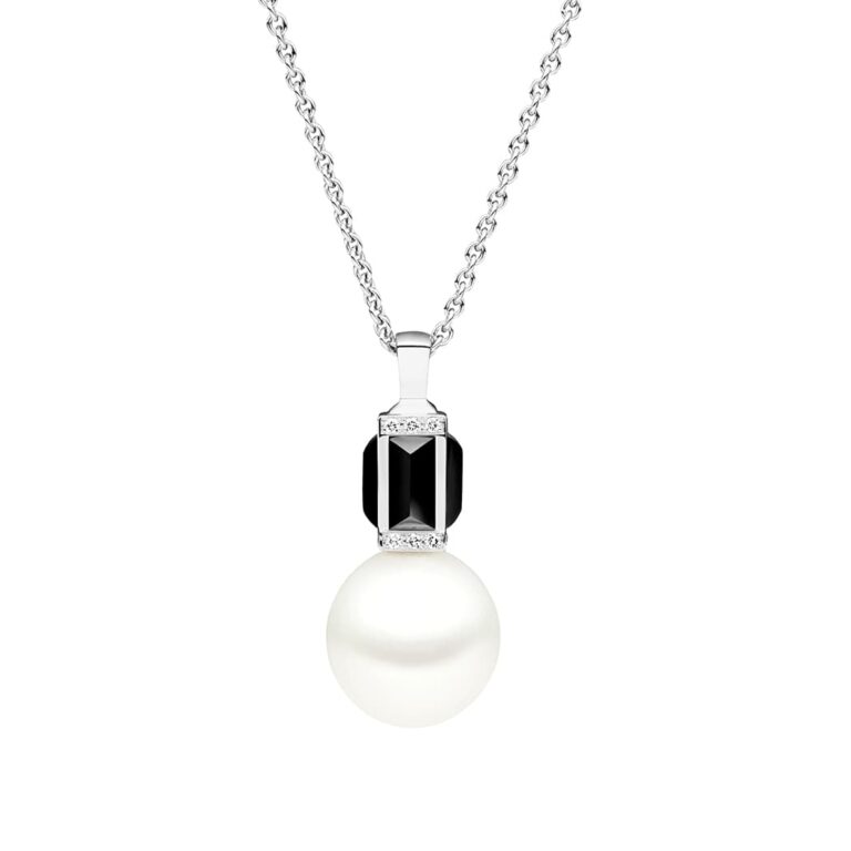 Kailis Sugarloaf By Night Pendant, Black Onyx, 18ct White Gold