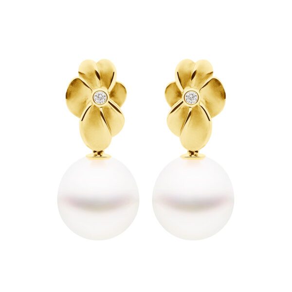 Bloom Earrings Yellow Gold
