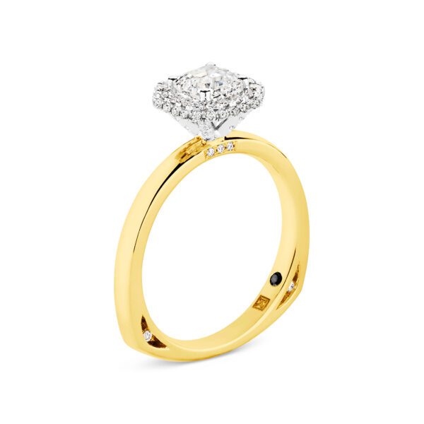280011 San Ena Asscher Cut Diamond Ring 1