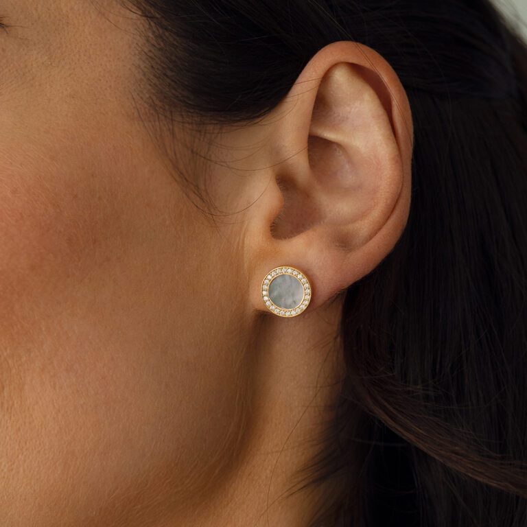 Serene Glisten Studs - content