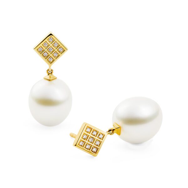 Soiree Earrings, Yellow Gold