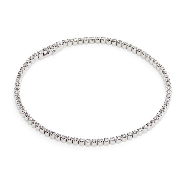 Tennis Bracelet, White Gold