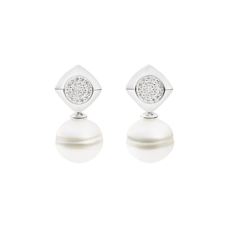 Kailis Jewellery, Astara Pearl Earrings, Sterling Silver EDIT