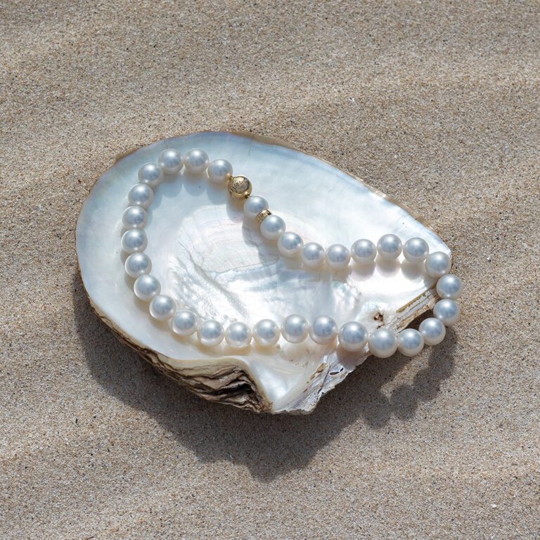 Round Collier Strand, Yellow Gold, Brand 2