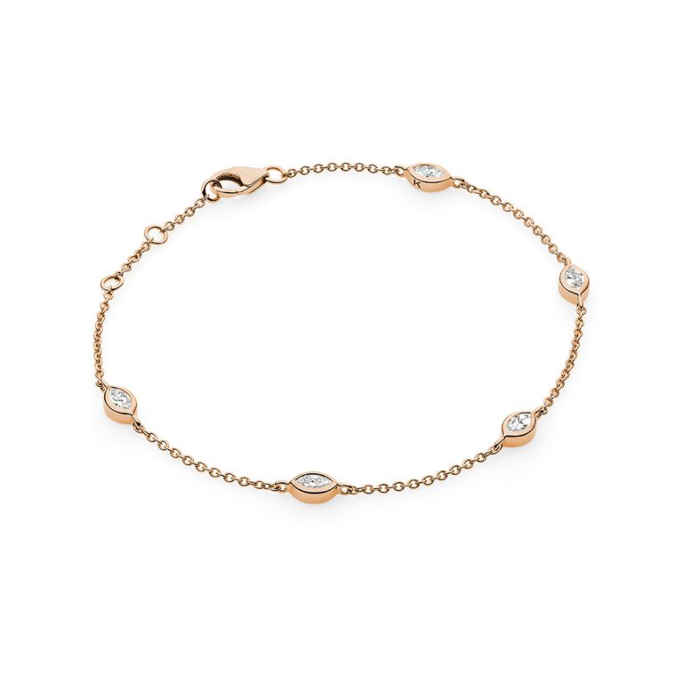 Fleur Bracelet, Rose Gold
