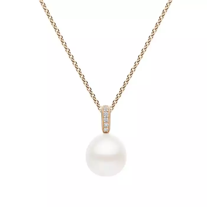 Kailis Hope Pearl Diamond Pendant in 18ct Rose Gold