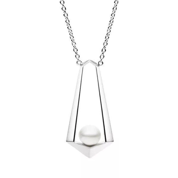 Nyx Keshi Pearl Necklace, 925 Sterling Silver