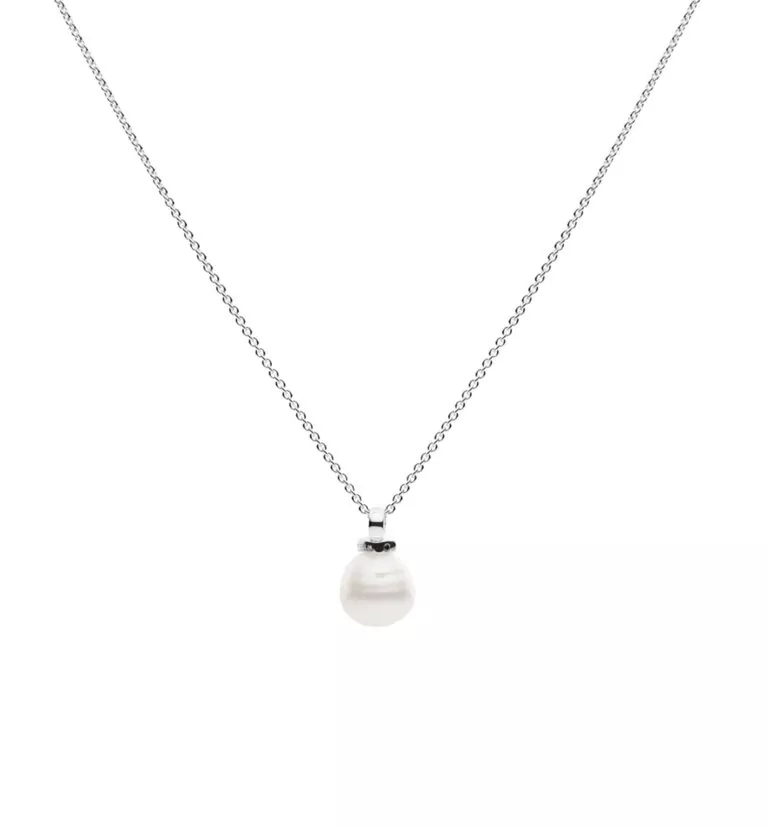 Geometric Pearl Necklace -5406
