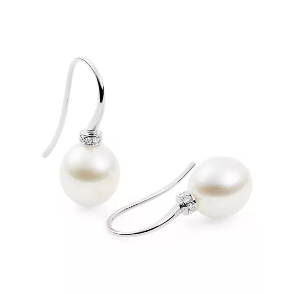 Celeste Earrings, White Gold